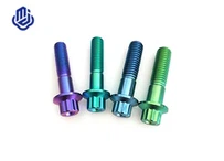 12bodové přírubové titanové šrouby